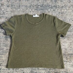 Sage & Stone Waffle Knit Short Sleeve Top